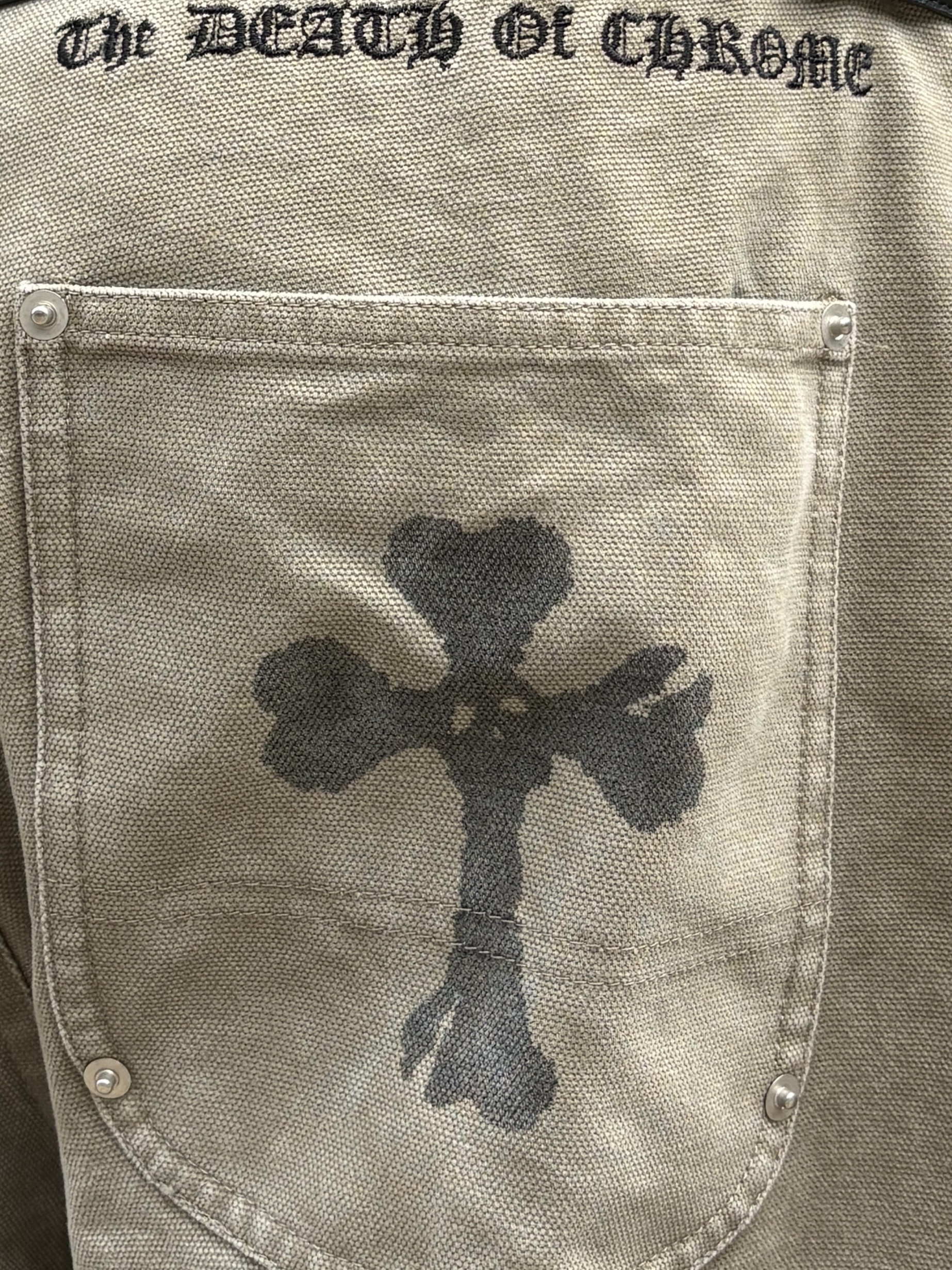 LOSTGARDEN Route Black, Aoiro Samurai Low-Key Cropped S/S T-Shirt Washed Grey 착용 스타일 - 4