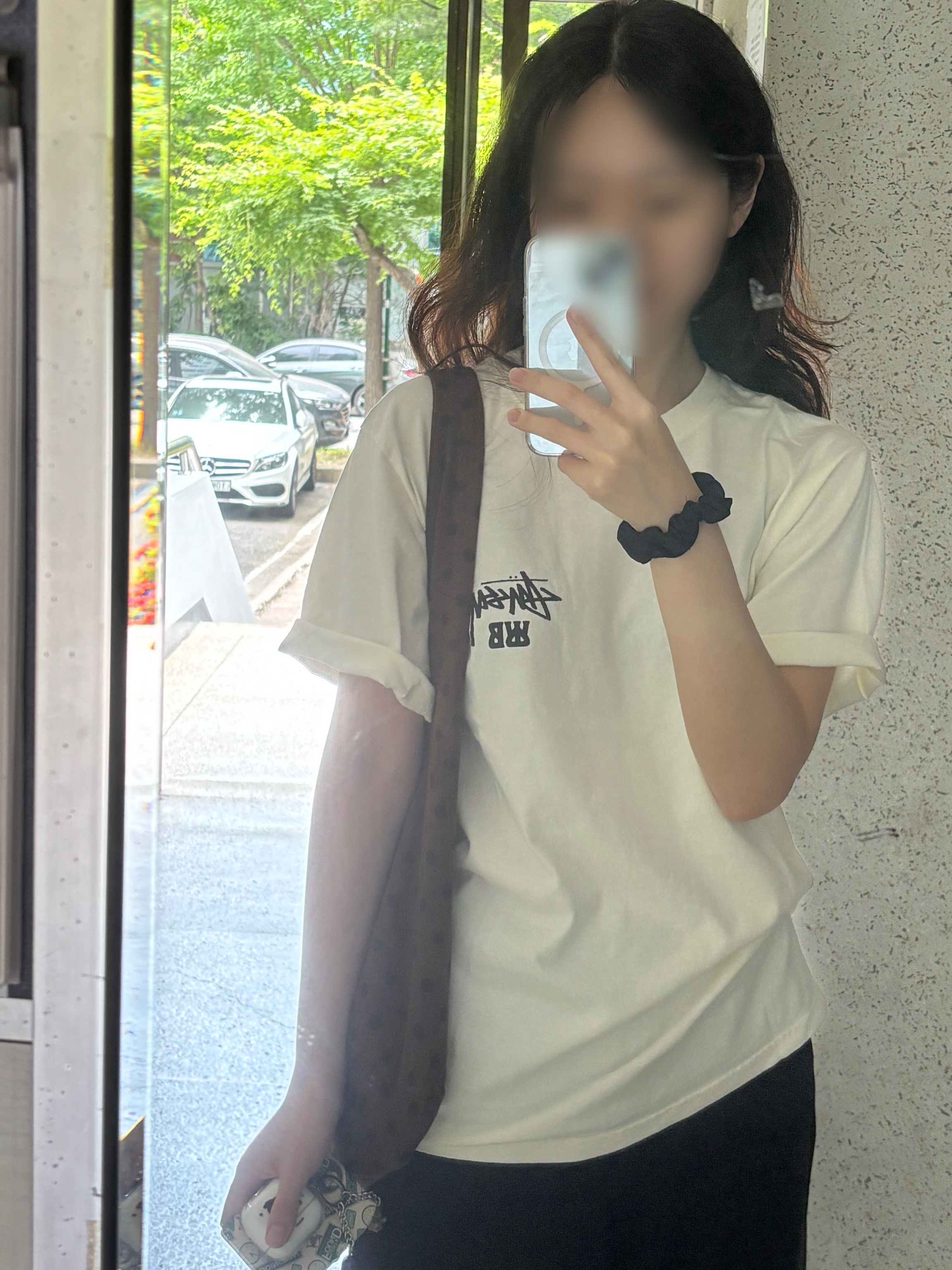Stussy x Wales Bonner Ocean Song T-Shirt Ivory 착용 스타일