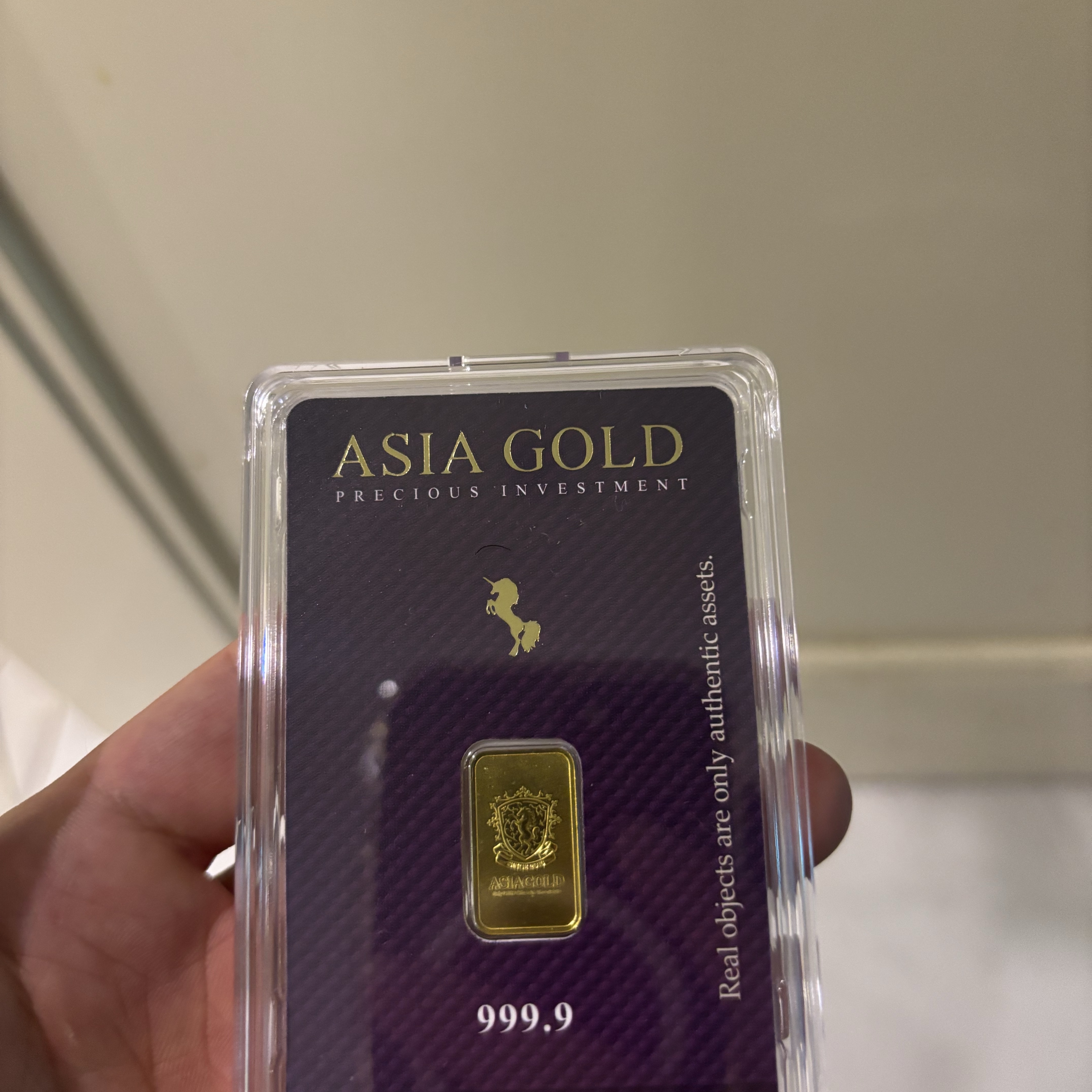Gold Asiagold Gold Bar 3.75g 착용 스타일