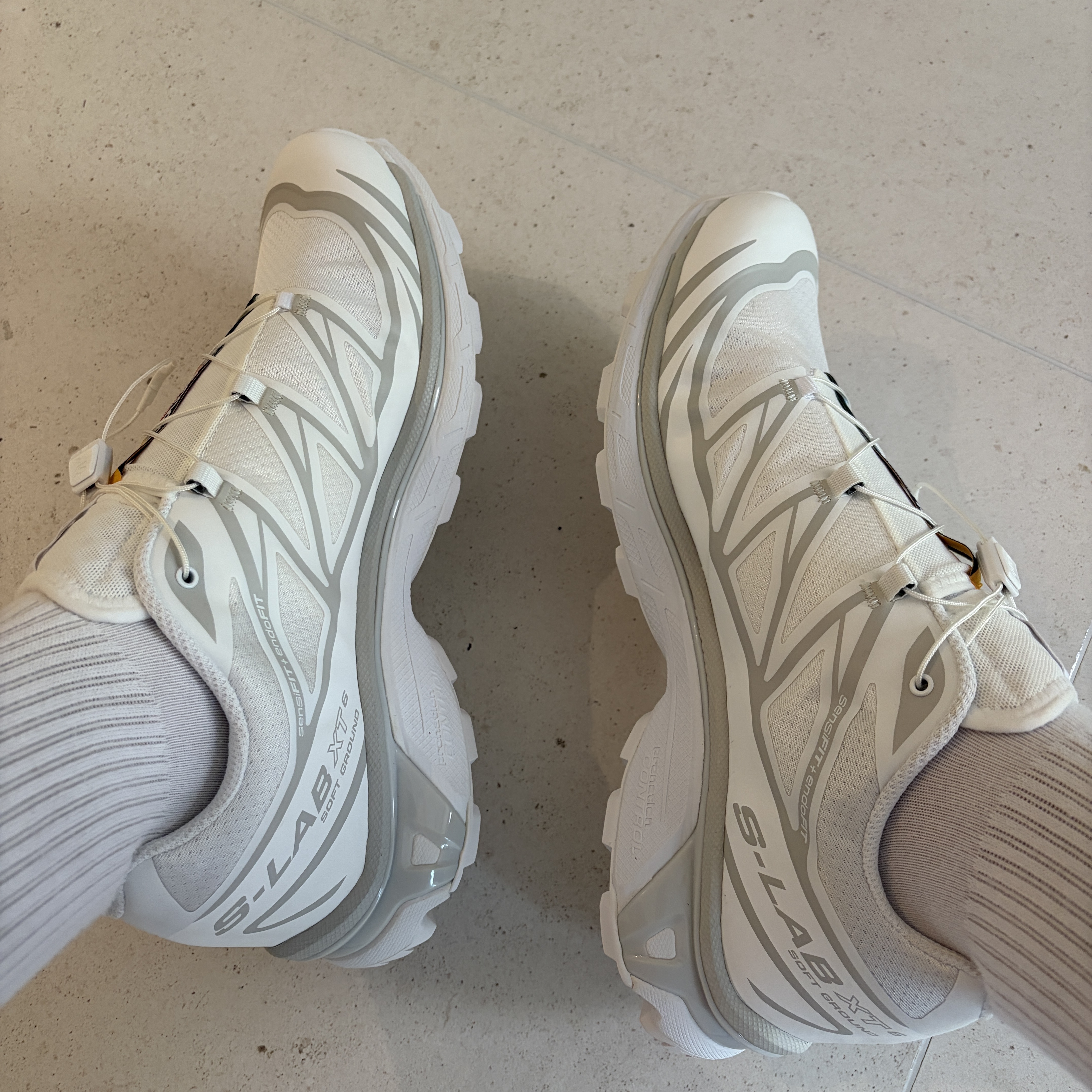 Salomon XT-6 ADV White 착용 스타일 - 2