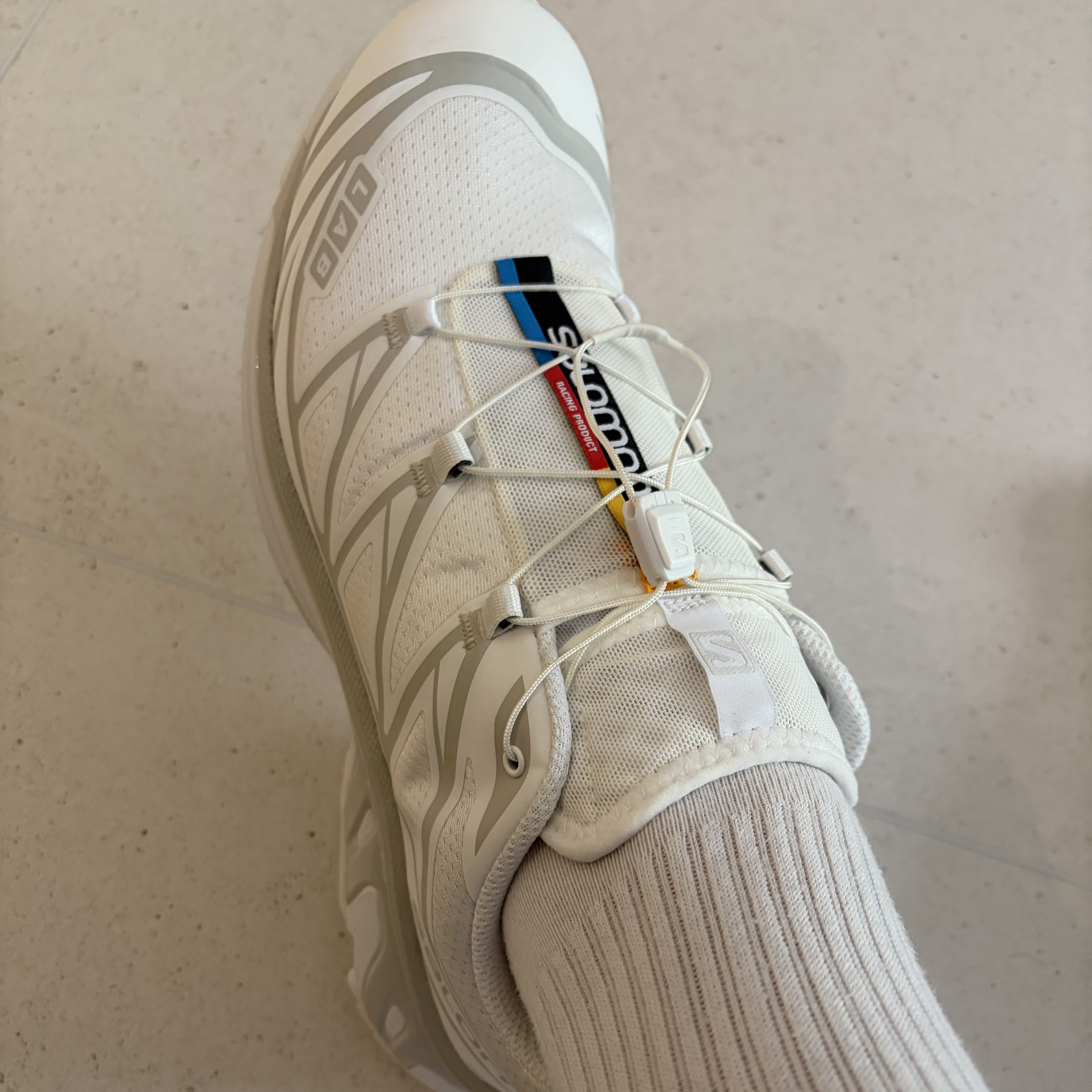 Salomon XT-6 ADV White 착용 스타일 - 5