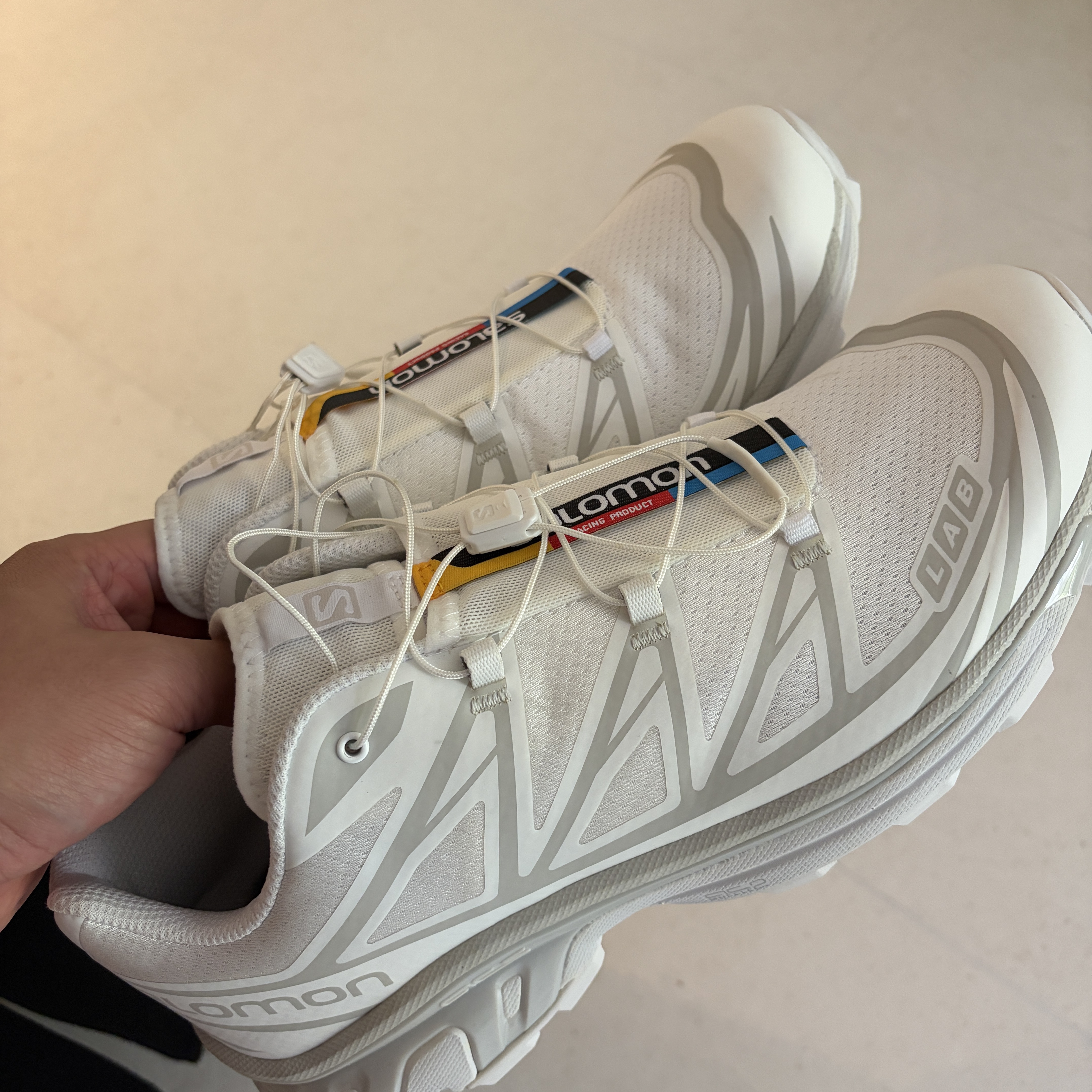 Salomon XT-6 ADV White 착용 스타일 - 3