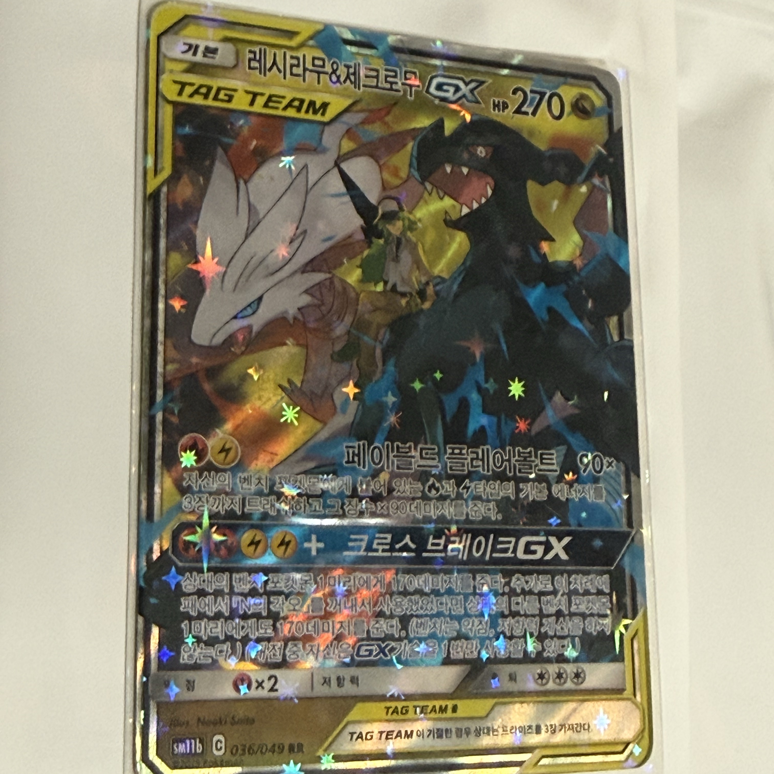Pokemon TCG Reshiram＆Zekrom GX RR Dream League (Korean Ver.) 착용 스타일