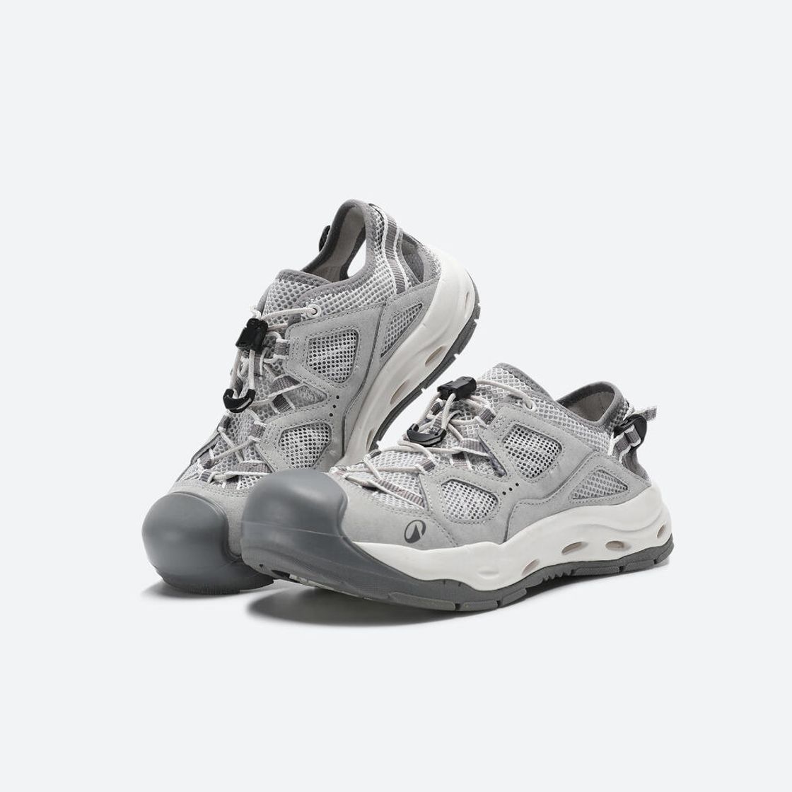 데카트론 여성 아쿠아 하이킹 샌들 NH900 루나 그레이(DECATHLON Women's Aqua Hiking Sandals NH900 Luna Gray) - 2