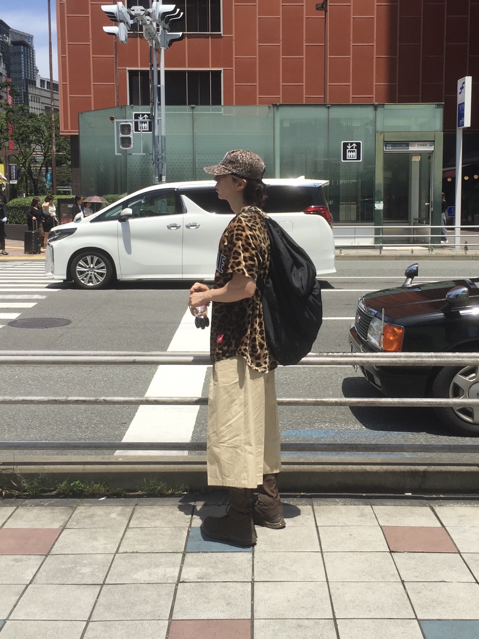 Supreme Velvet Baseball Jersey Leopard - 25SS, Supreme x Number (N)ine 6-Panel Leopard - 25FW 착용 스타일 - 4