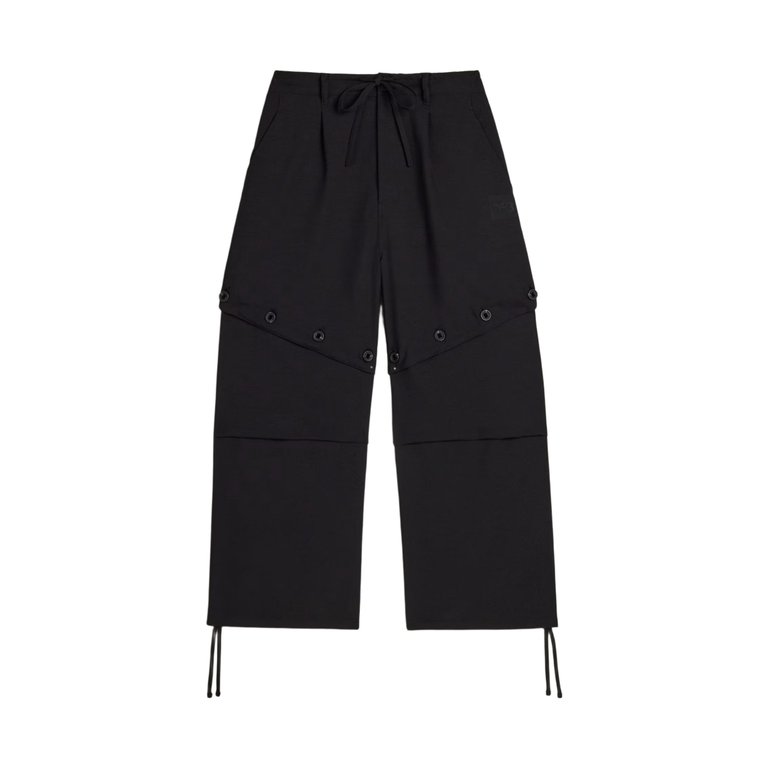 KR3738 (W) Y-3 Sport Uniform Adaptive 3 Stripes Track Pants Black