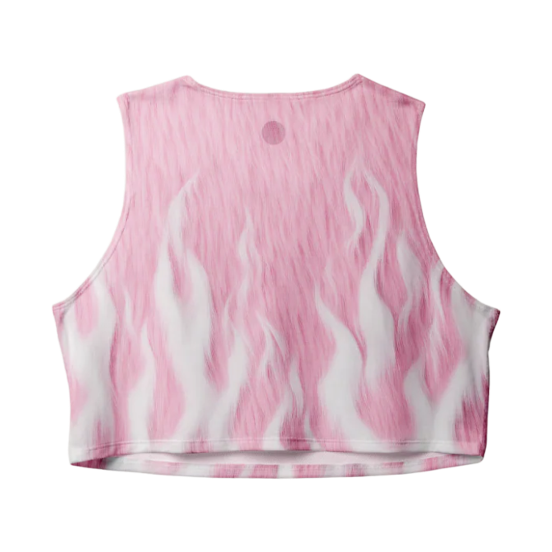 (W) 파티시페이션 핑크 퍼지 크롭 싱글렛 핑크 화이트((W) Participation Pink Fuzz Crop Singlet Pink White) - 2