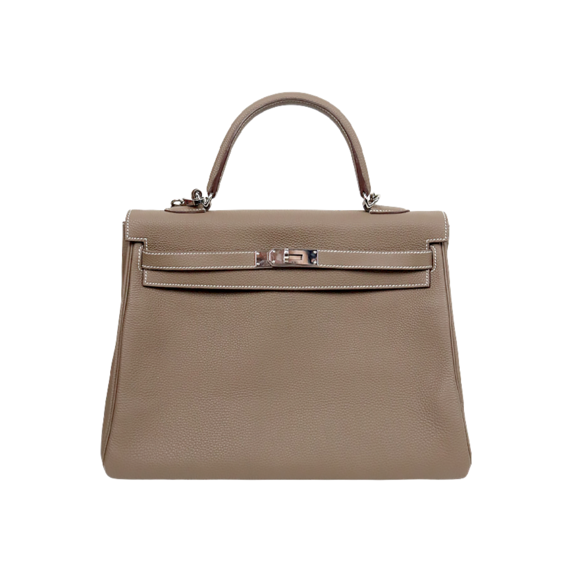 IT2SHVNFTAHT Hermes Kelly 35 Square R Engraved C-A62008