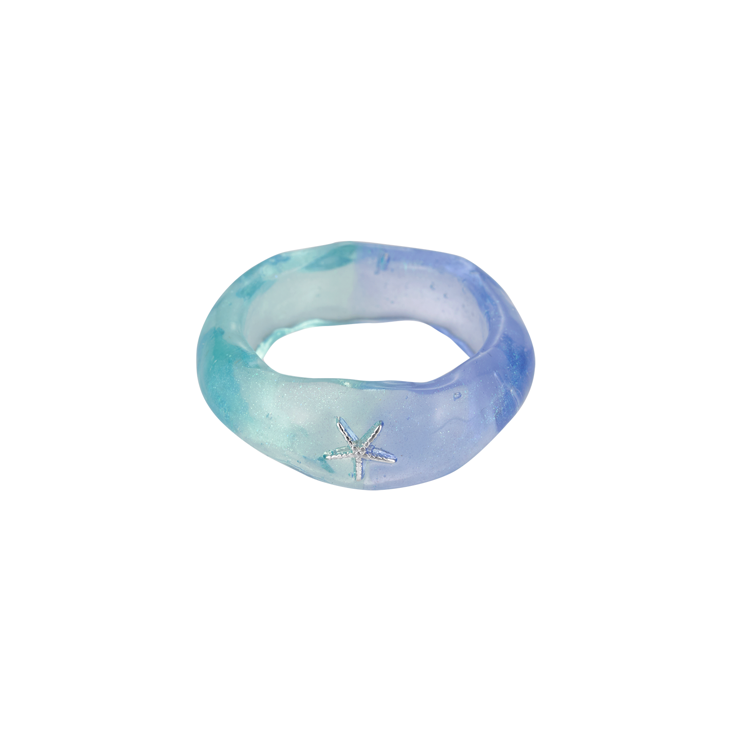 엔프프 보잉 스타 링 클리어 블루(Nff Boing Star Ring Clear Blue)