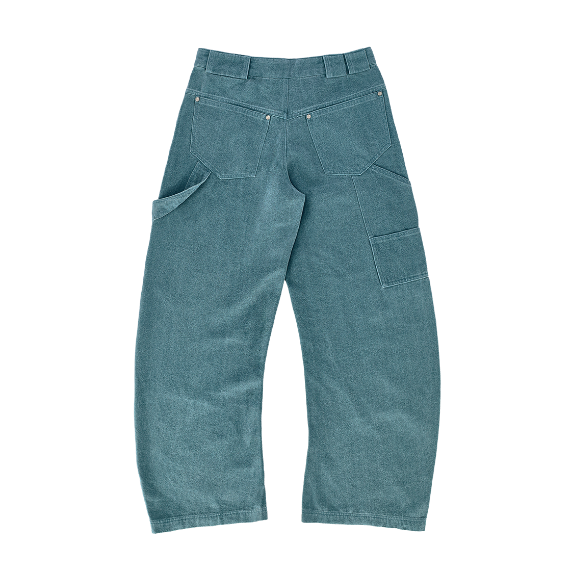 헤일로 마일드 워크 팬츠 페트롤 블루(HAiiLO Miled Work Pants Petrol Blue) - 2