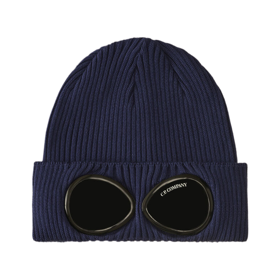 C.P. 컴퍼니 코튼 고글 비니 블루프린트 - 25FW(C.P. Company Cotton Goggle Beanie Blueprint - 25FW) - 1