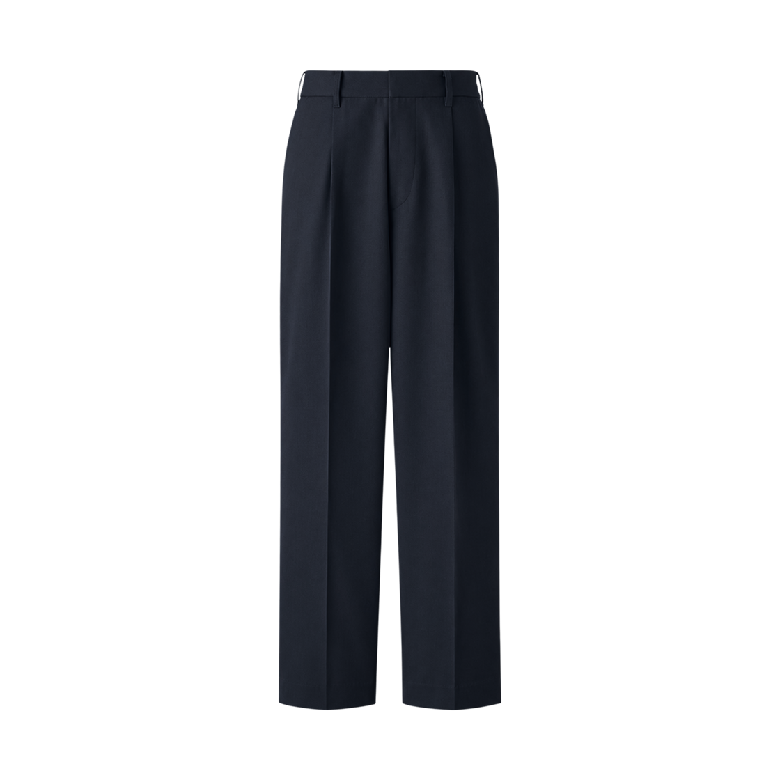 484662-69 Uniqlo C Tuck Wide Tapered Pants Navy
