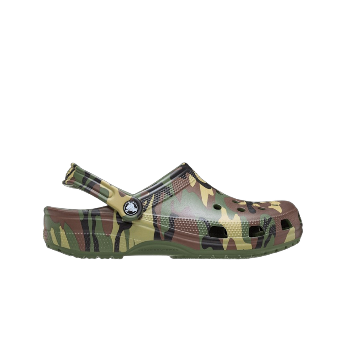 크록스 클래식 카모플라주 클로그 아미 그린 멀티(Crocs Classic Camouflage Clog Army Green Multi) - 1