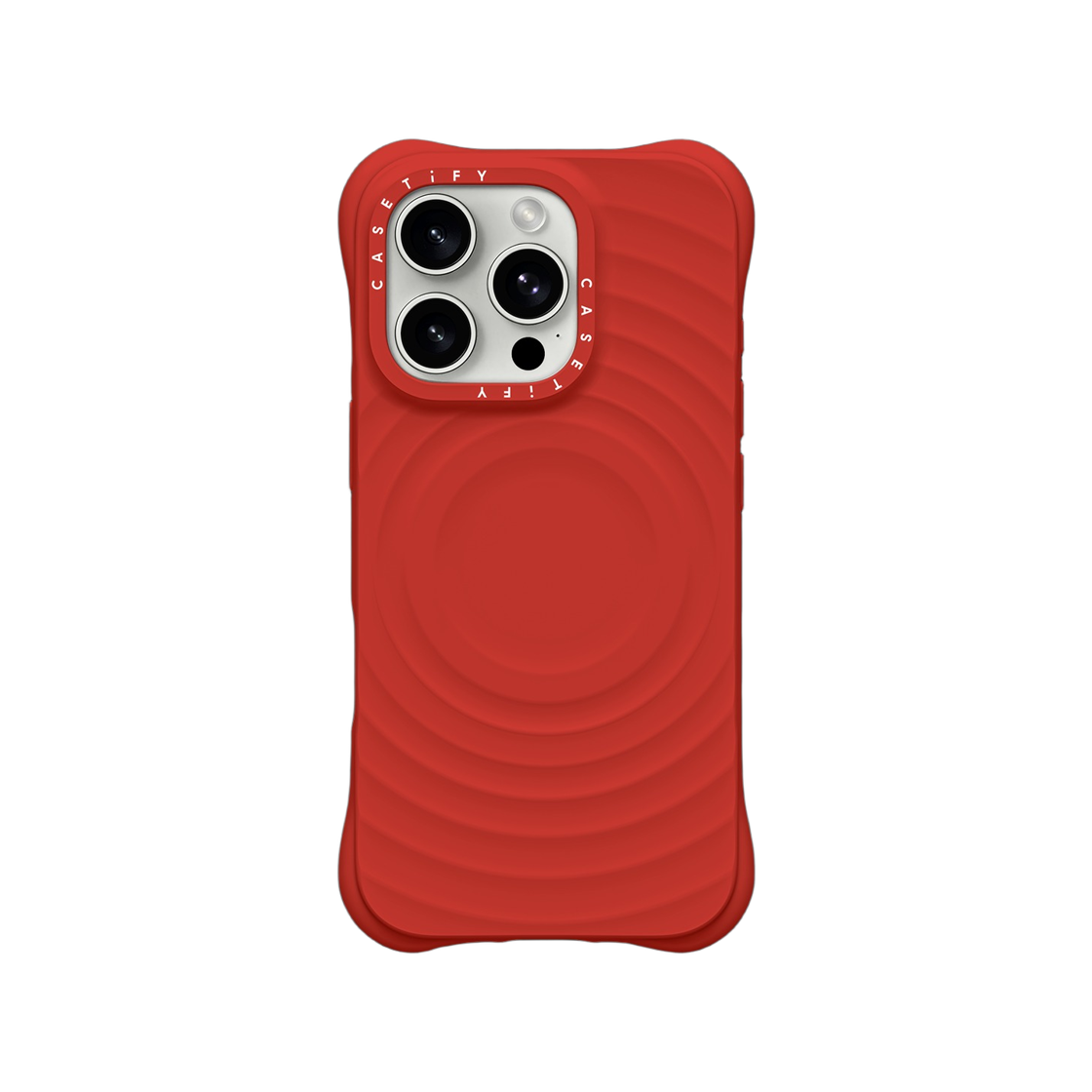 케이스티파이 아이폰 맥세이프 리플 케이스 토마토 레드(Casetify iPhone MagSafe Ripple Case Tomato Red) - 4