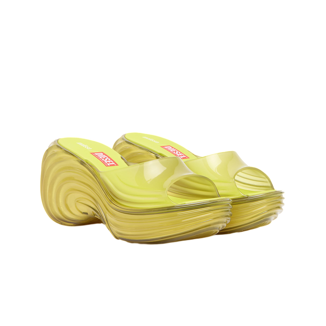 (W) 디젤 x 멜리사 플랫폼 뮬 멜플렉스 옐로우((W) Diesel x Melissa Platform Mule In Melflex Yellow) - 2