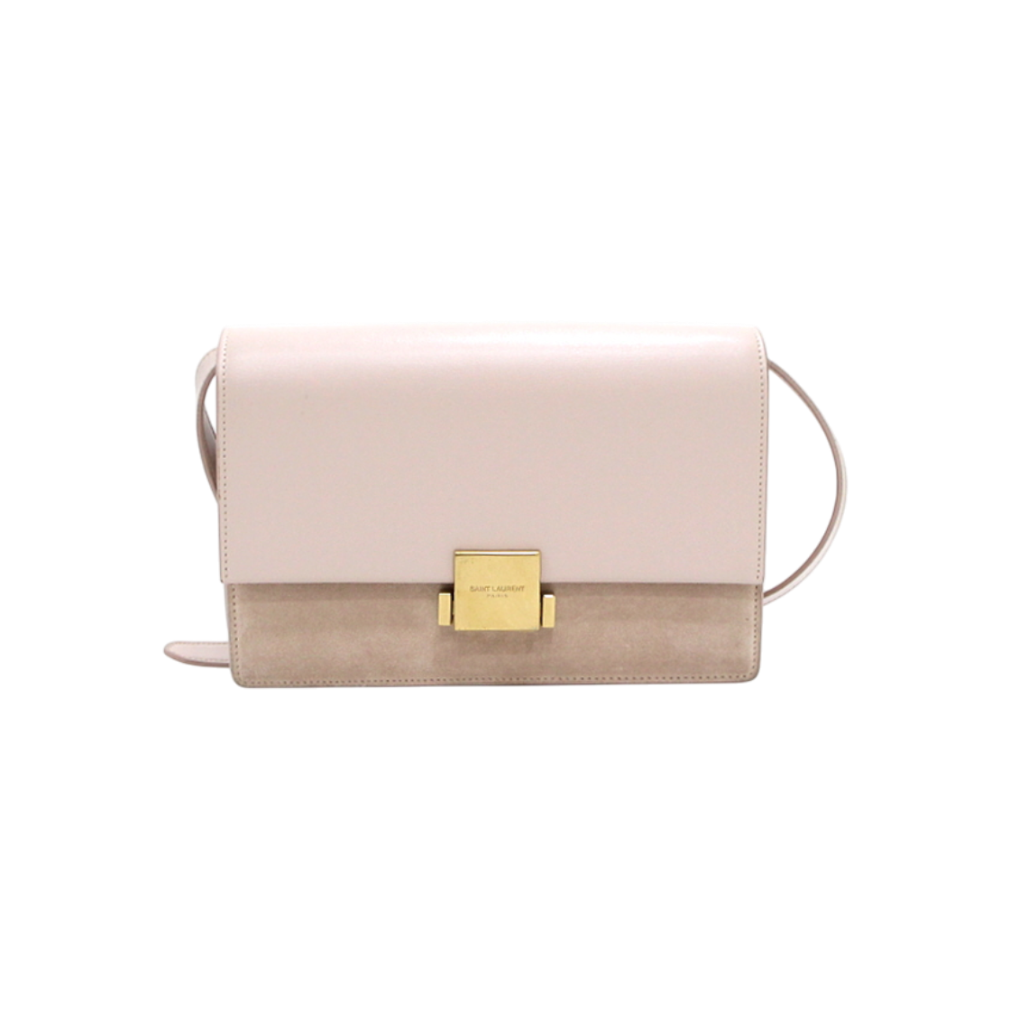 ITJSCE9OSFKH Saint Laurent  Pink Leather Medium Bellechasse Satchel Shoulder Bag & Crossbody