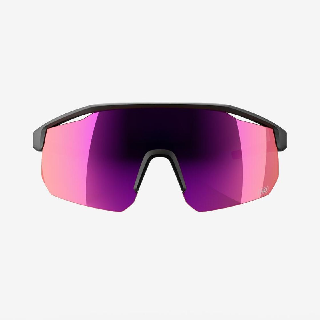 데카트론 성인 스포츠 선글라스 미러렌즈 퍼프 500 HD 스모크 블랙(DECATHLON Adult Sports Sunglasses Mirror Lens Perf 500 HD Smoke Black) - 6