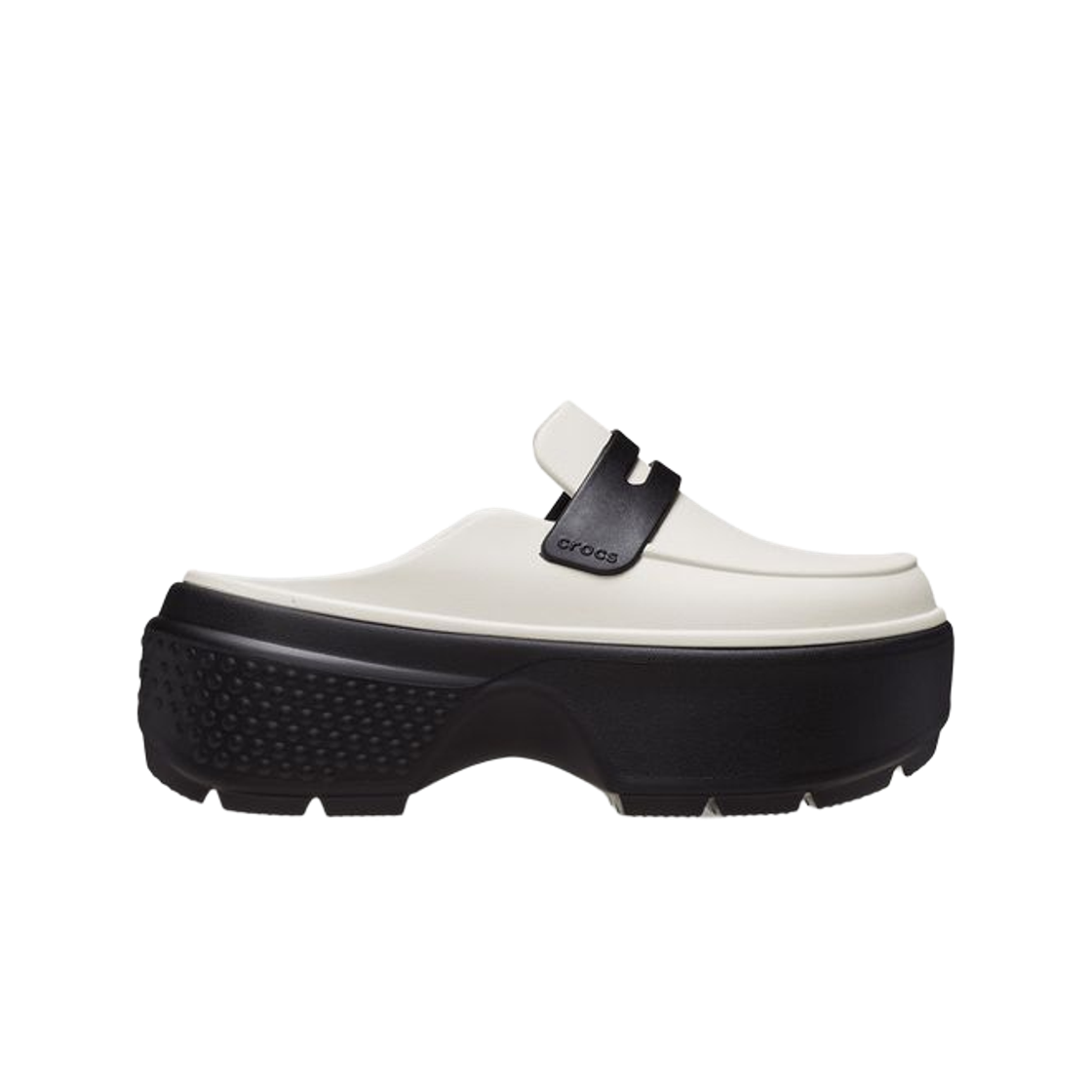 209937-1HR Crocs Stomp Clog Linen Black