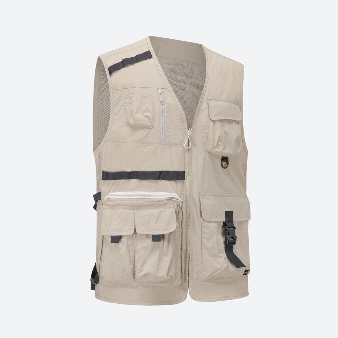 데카트론 남성 등산 베스트 NH500 루나 베이지(DECATHLON Men's Hiking Vest NH500 Luna Beige) - 2