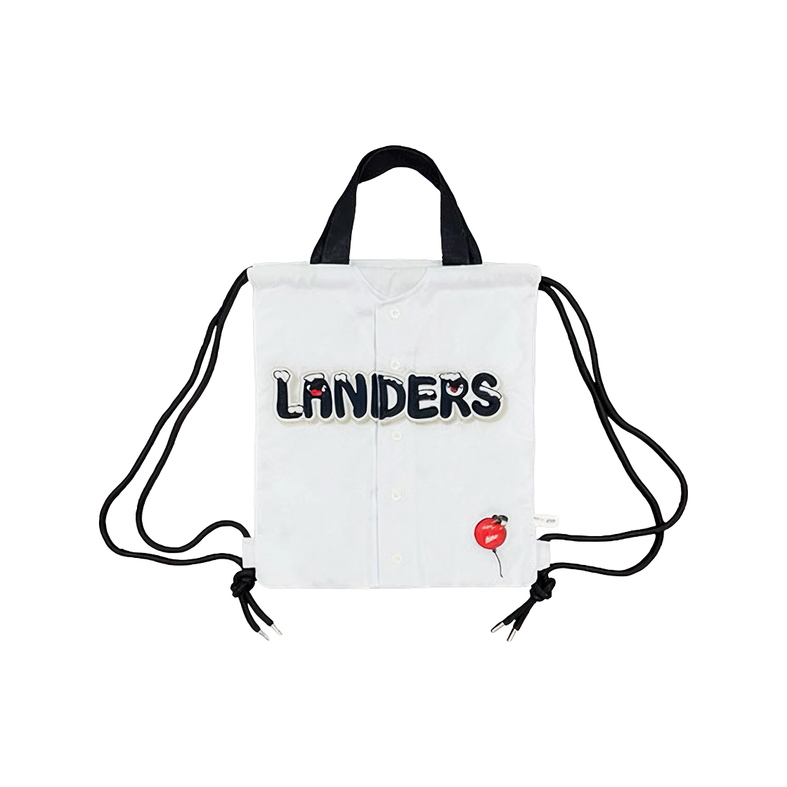 SSG 랜더스 x 핑그 유니폼 짐색 화이트(SSG Landers x Pingu Uniform Gym Sack White)
