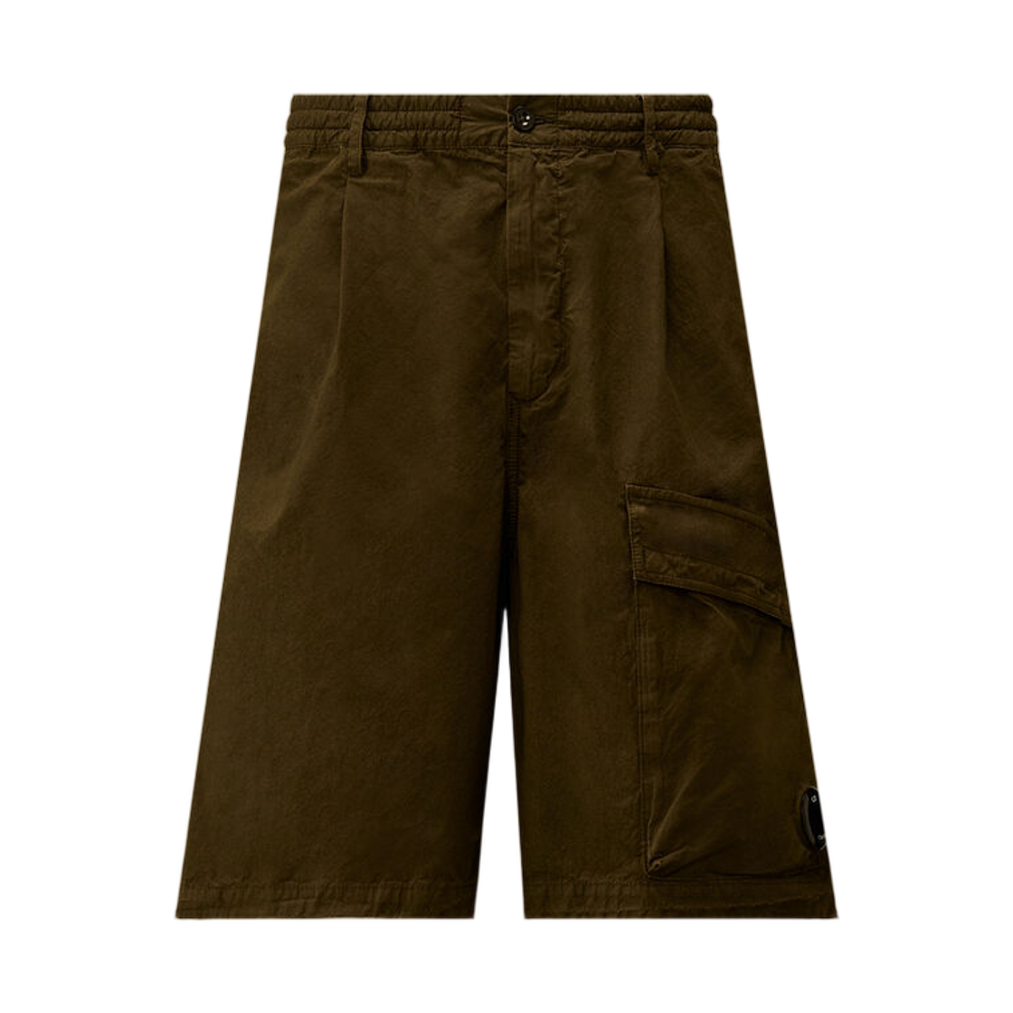 20CMBE127A110325G683 C.P. Company Micro-Reps Boxy Lens Shorts Ivy Green - 26SS