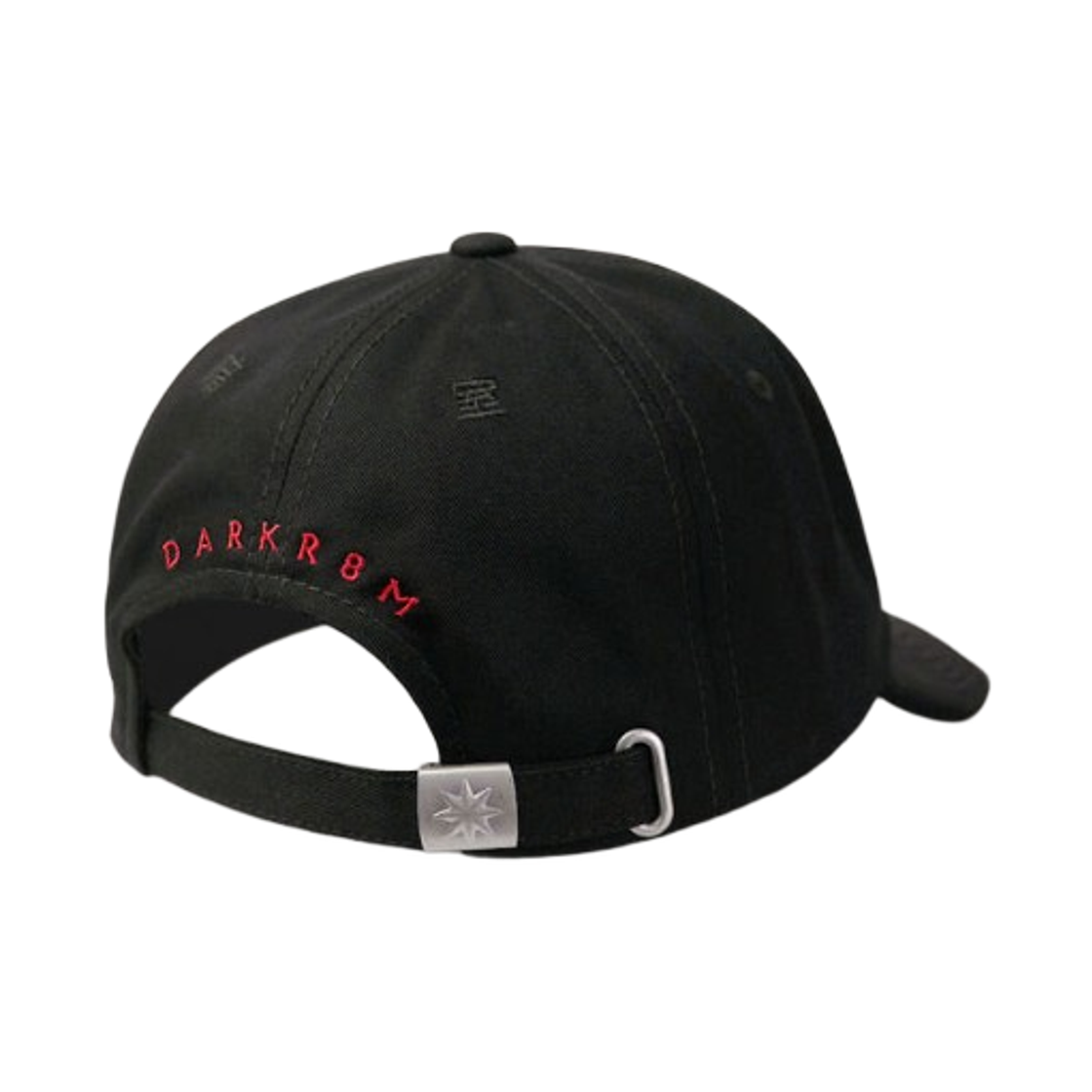 다크룸 스튜디오 베이직 로고 햇 블랙 레드(Darkr8m Studio Basic Logo Hat Black Red) - 2