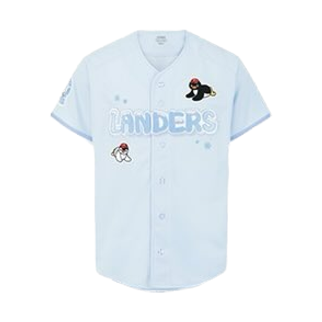 SSG 랜더스 x 핑구 유니폼 스카이 블루 (논 마킹 버전)(SSG Landers x Pingu Uniform Sky Blue (Non Marking Ver.)) - 1