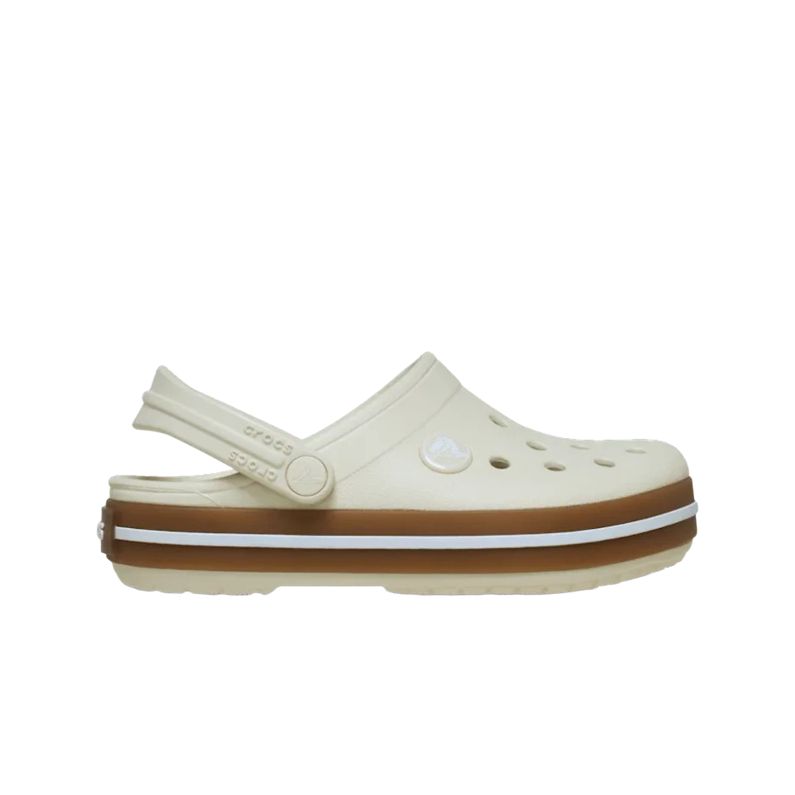 212776-2MD (TD) Crocs Crocband Gum Clog Summit White