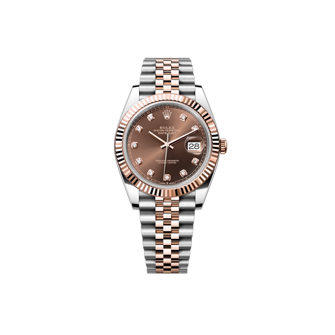 IT4MJRDARSIS Rolex Datejust 126331 Chocolate 10P Jubilee No. 8150