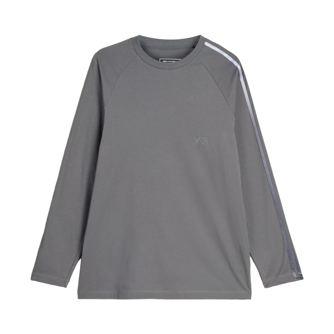 KU2194 Y-3 Oversized Gradient Stripes Long Sleeve T-Shirt Grey Five