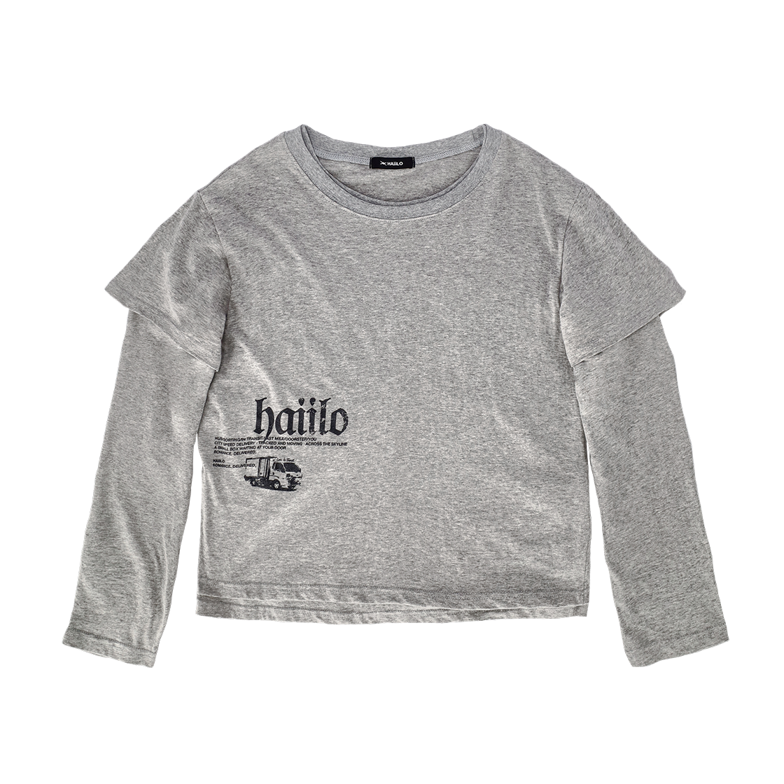 헤일로 핸드스크립트 레이어드 세트 그레인 그레이(HAiiLO Handscript Layered Set Grain Grey)