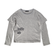 HAiiLO Handscript Layered Set Grain Grey
