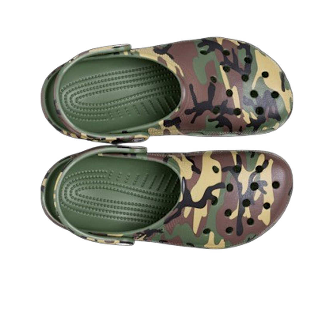 크록스 클래식 카모플라주 클로그 아미 그린 멀티(Crocs Classic Camouflage Clog Army Green Multi) - 2