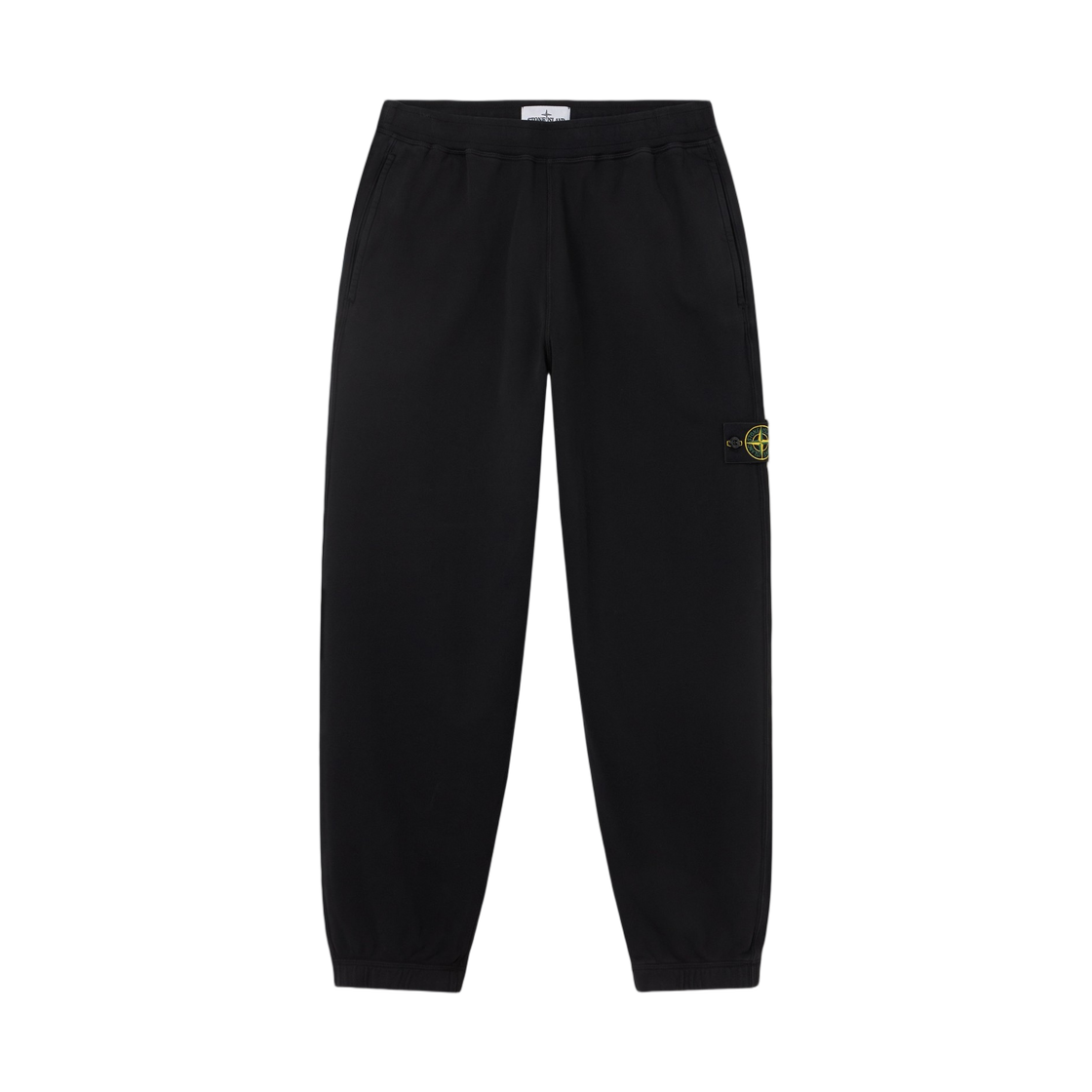 L2S1562000-02S0051-V0029 Stone Island 6200002 Organic Cotton Fleece Loose-Fit Joggers with Pockets And Elasticated Cuffs Black - 26FW