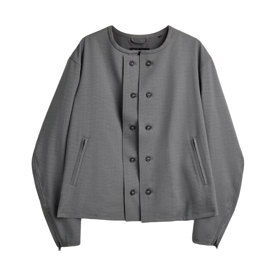 Y-3 스포츠 유니폼 어댑티브 칼라리스 블루종 그레이 파이브(Y-3 Sport Uniform Adaptive Collarless Blouson Grey Five) - 1