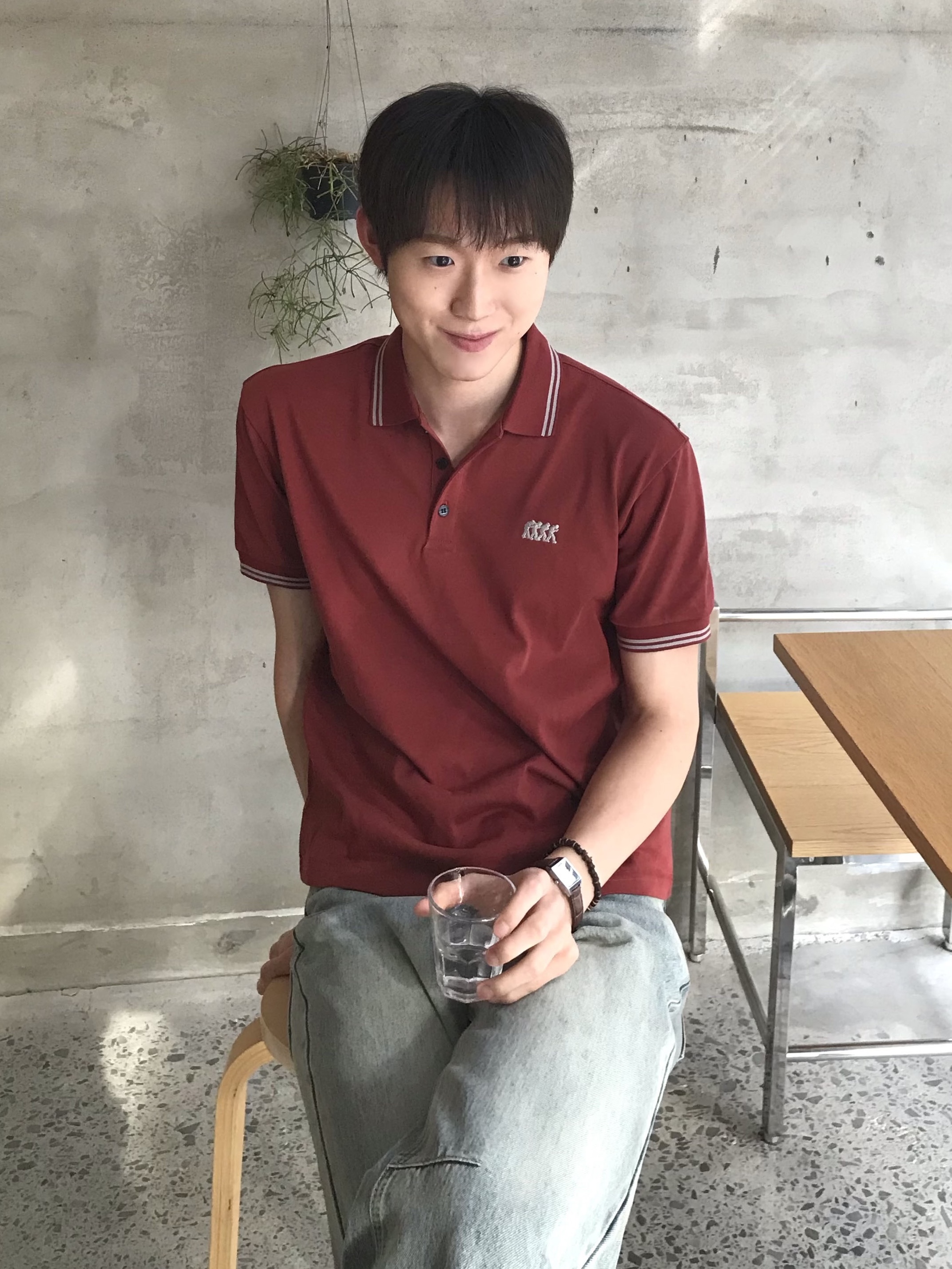 Casio LTP-V007L-9B, Dr. Martens 1461 Crazy Horse Dark Brown 착용 스타일 - 1