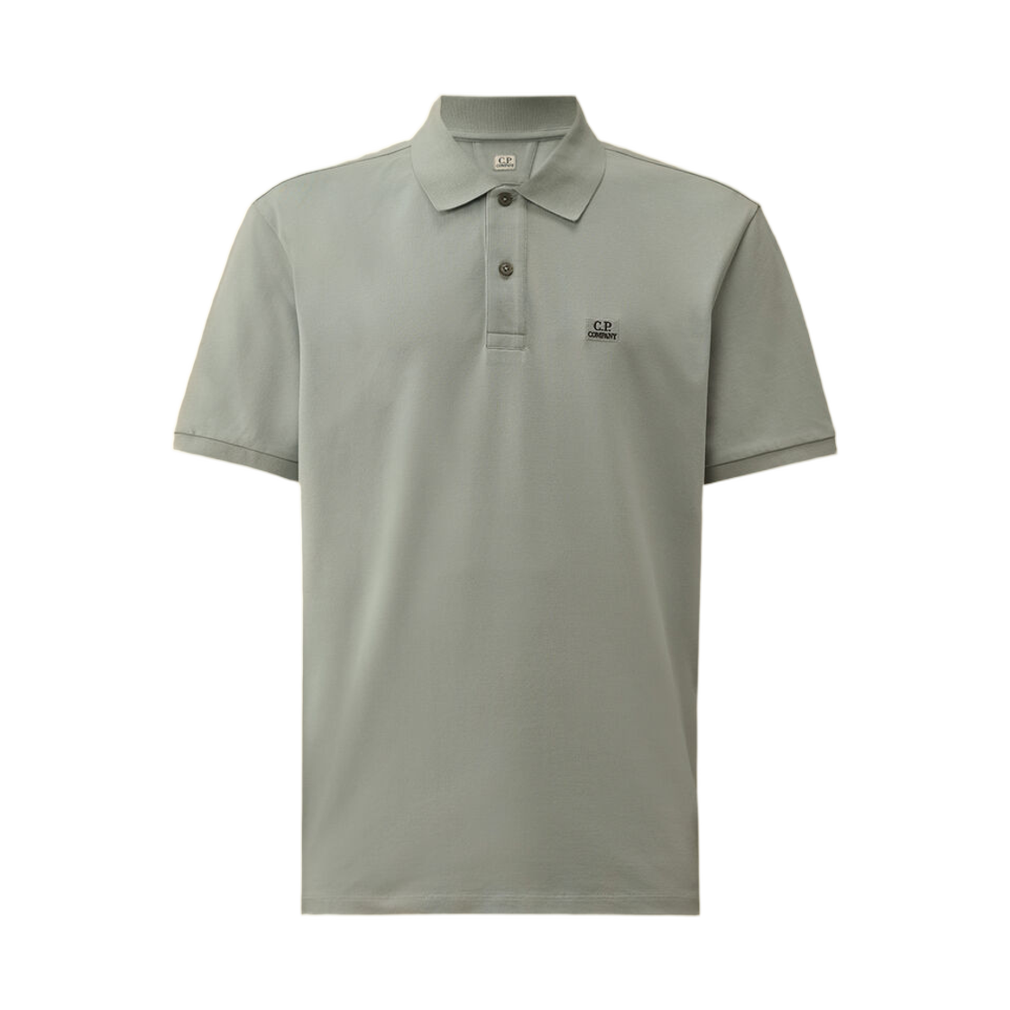 20CMPL721A005263W809 C.P. Company Stretch Piquet Short Sleeve Polo Silver Blue - 26SS
