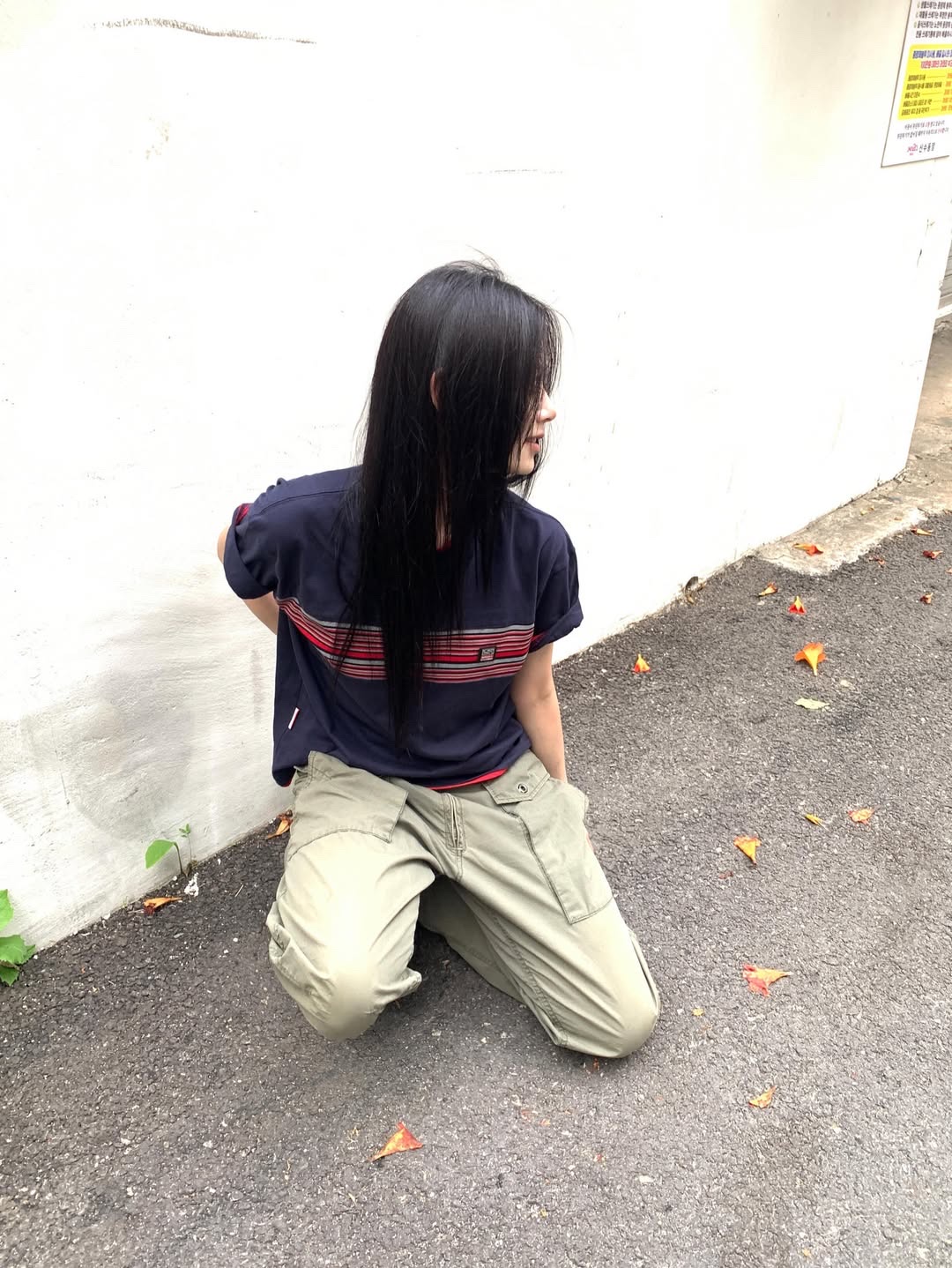 SPORT CHAMBER Spectrum T-shirt NAVY 착용 스타일 - 3
