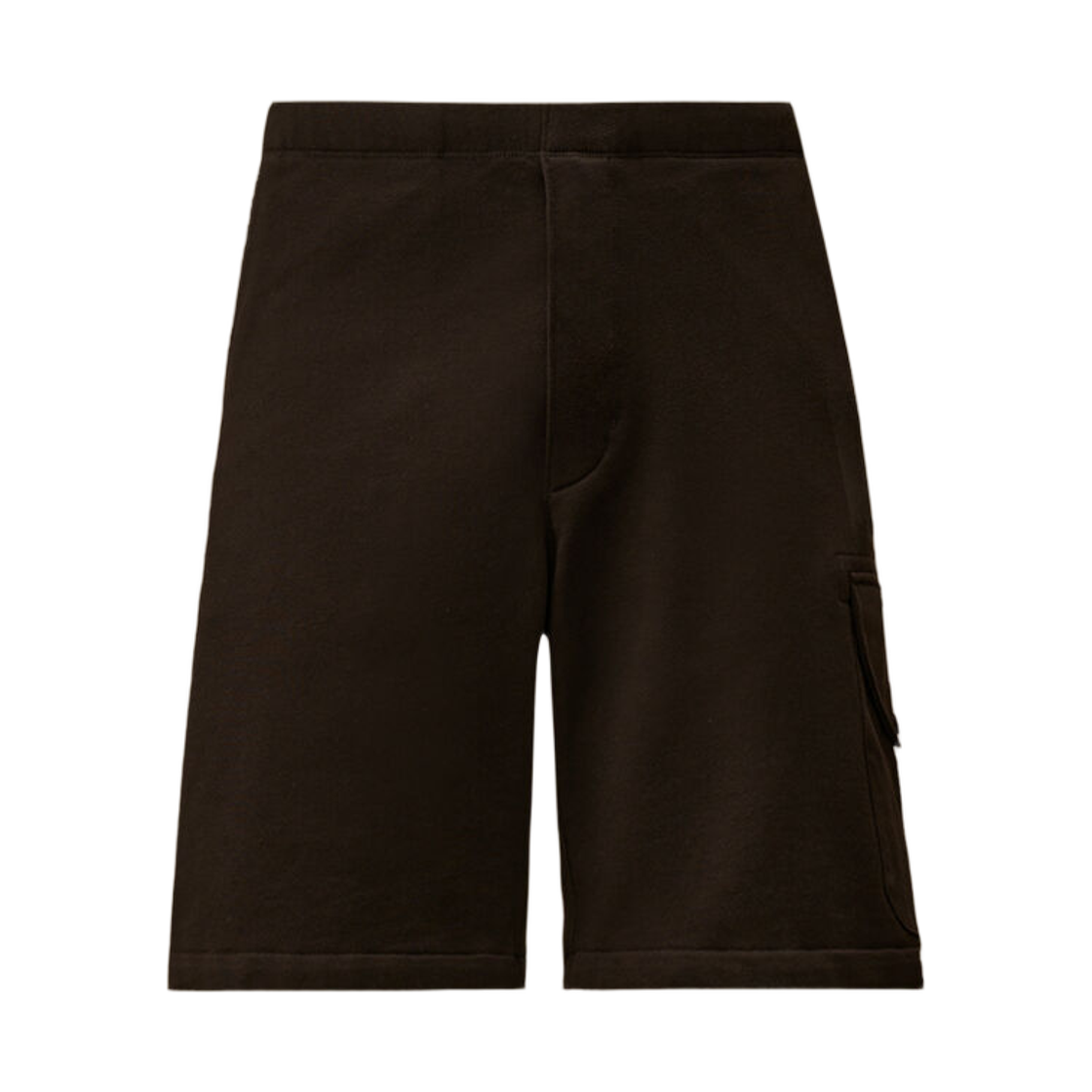 C.P. 컴퍼니 다이애그널 레이즈드 플리스 카고 스웨트쇼츠 블랙 - 25FW(C.P. Company Diagonal Raised Fleece Cargo Sweatshorts Black - 25FW)