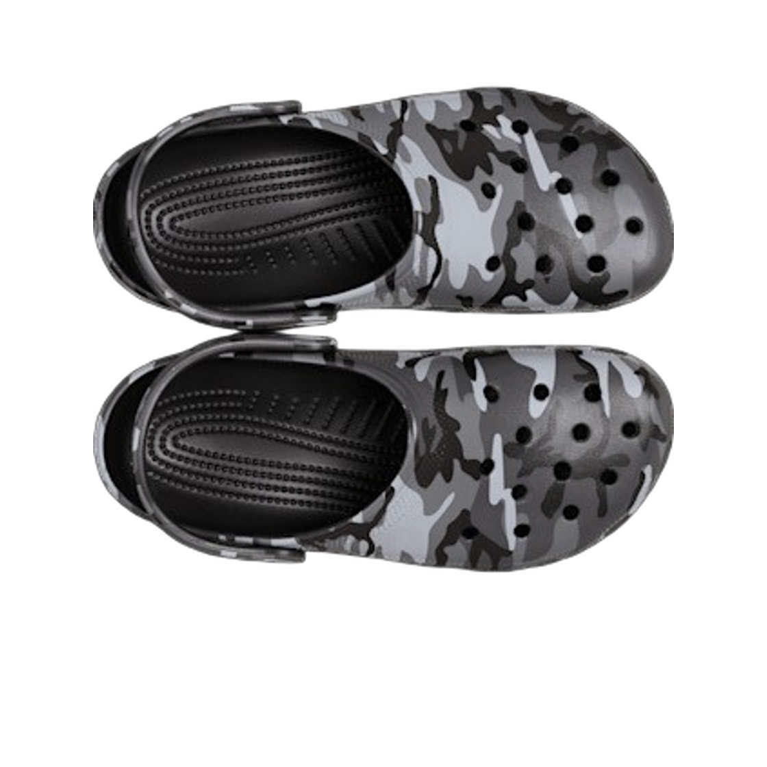 크록스 클래식 카모플라주 클로그 블랙 슬레이트 그레이(Crocs Classic Camouflage Clog Black Slate Grey) - 2