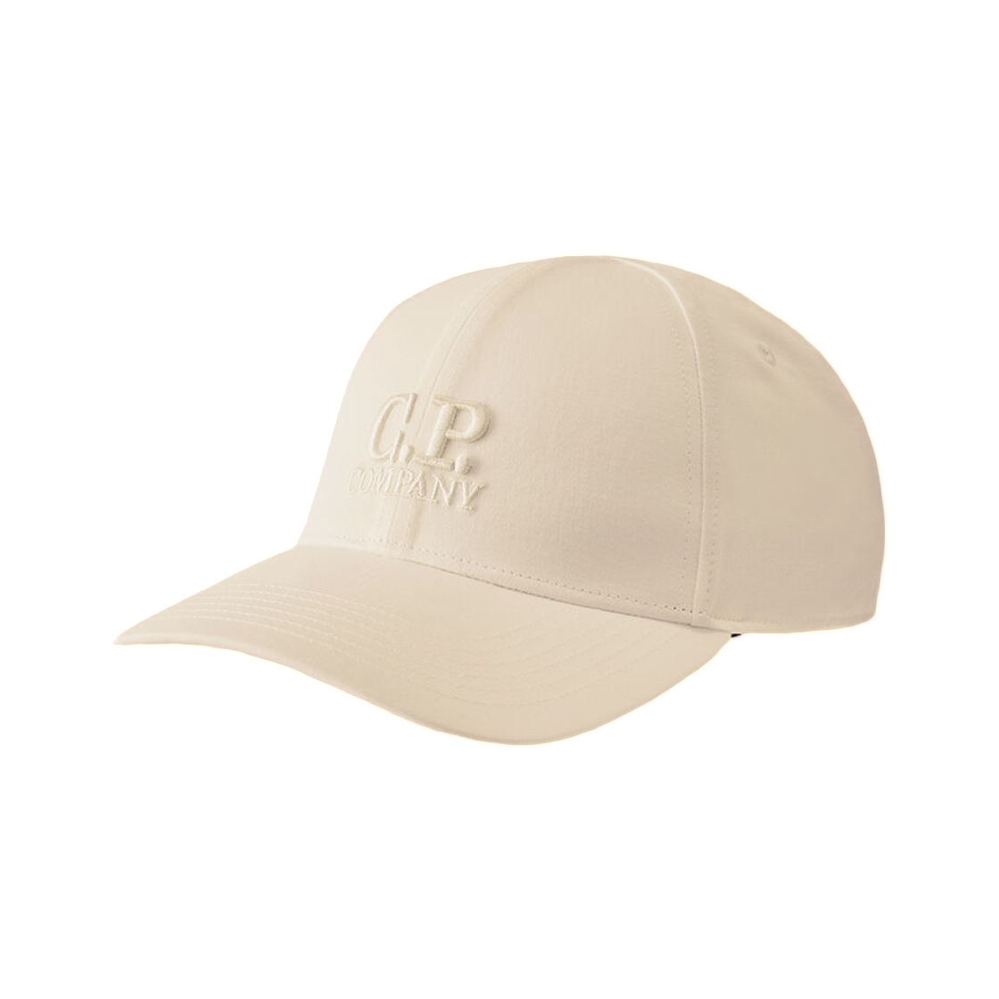 C.P. 컴퍼니 개버딘 로고 캡 거즈 화이트 - 25FW(C.P. Company Gabardine Logo Cap Gauze White - 25FW)