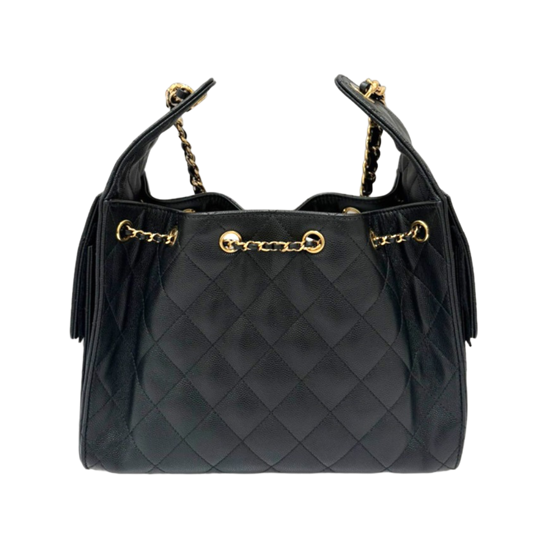 샤넬 25 스몰 백 그레인드 카프스킨 & 골드 메탈 블랙(Chanel 25 Small Bag Grained Calfskin & Gold Black) - 2