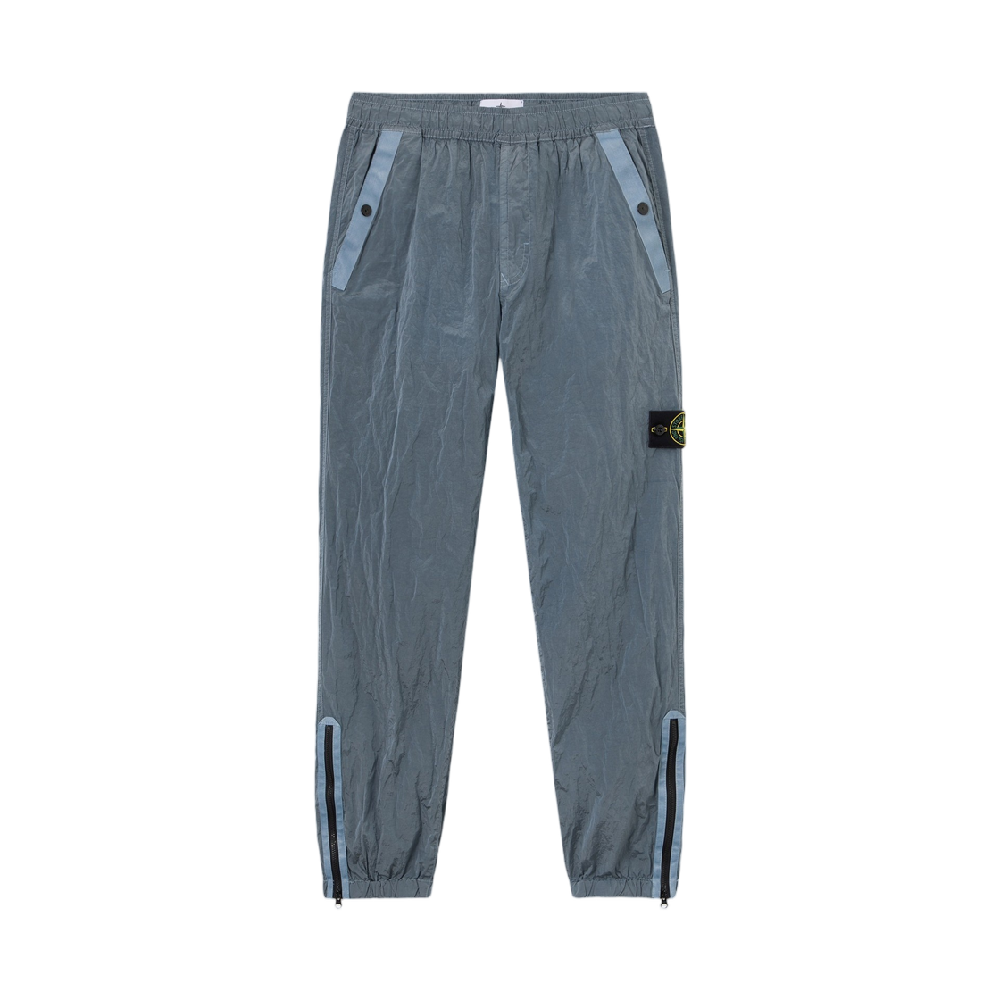 L2S1531000-11S0019-V0049 Stone Island 3100011 Nylon Metal In Econyl Regular-Fit Joggers with Zipped Cuffs And Elastic Waist Ash Grey - 26FW