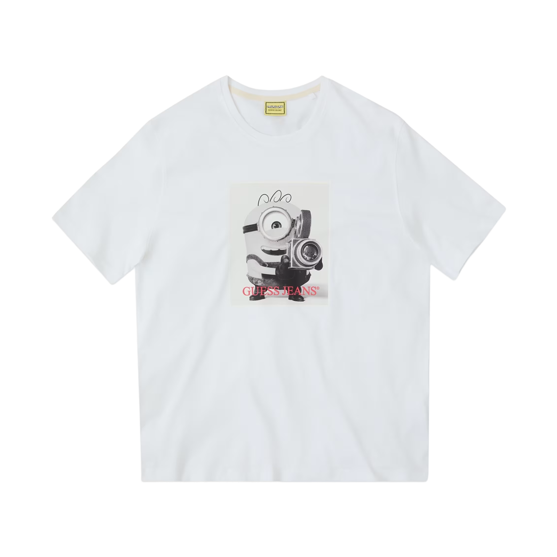 게스 진 x 미니언즈 프린티드 티셔츠 화이트(GUESS Jeans x Minions Printed T-Shirt White)