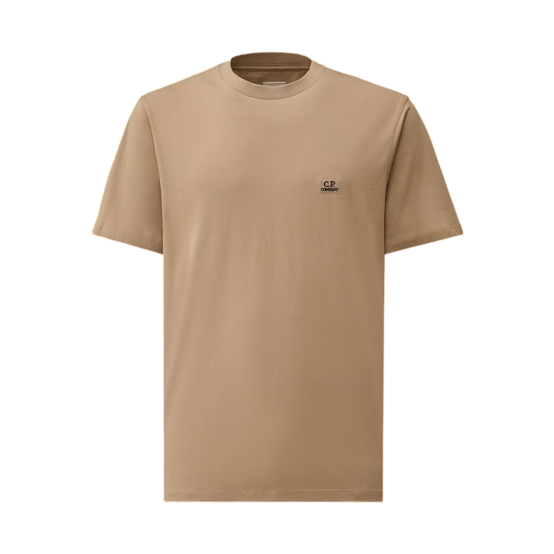 20CMTS726A005100W904 C.P. Company 30/1 Jersey Short Sleeve Logo Patch T-Shirt Dove Grey - 26SS