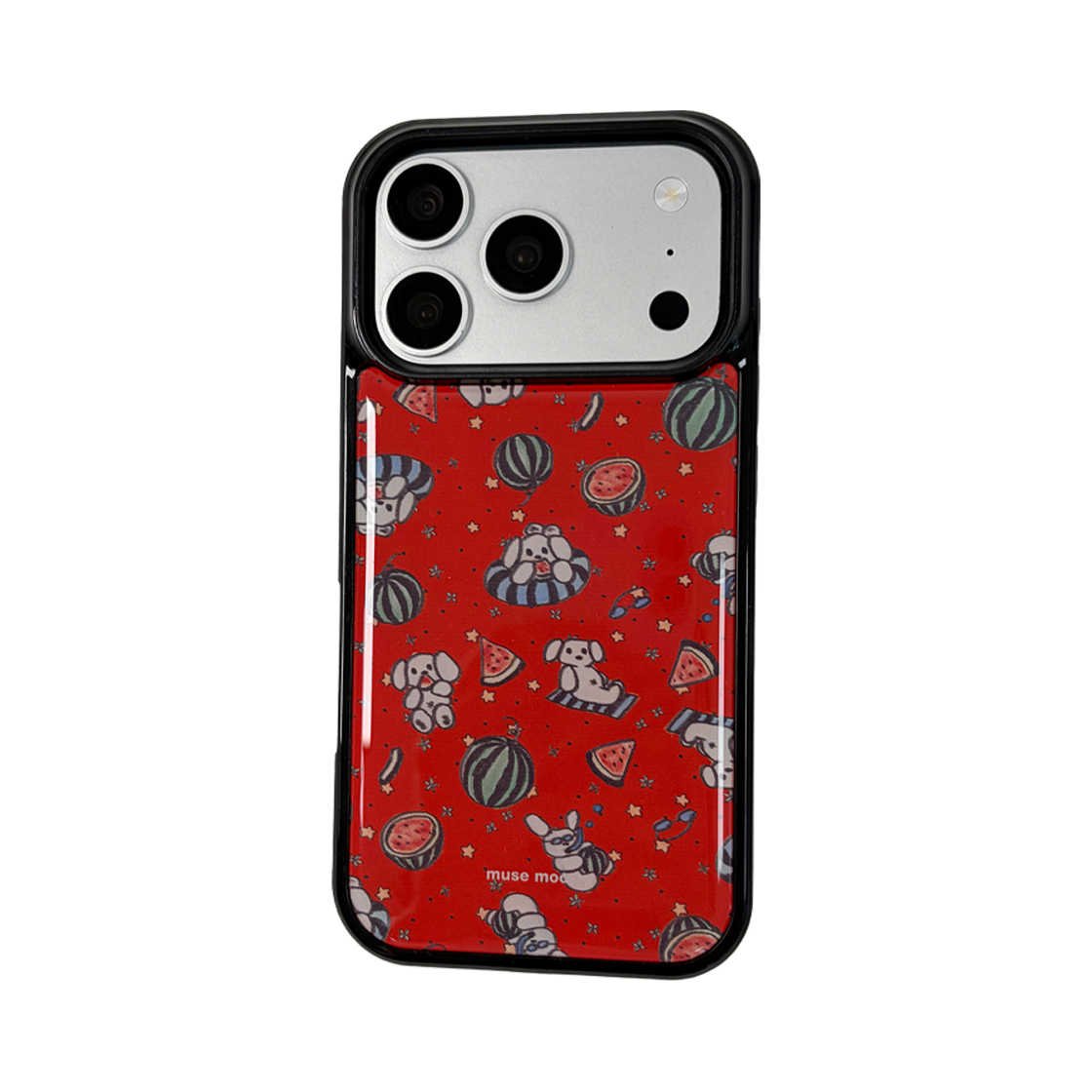 뮤즈무드 워터멜론 베케이션 에폭시 휴대폰 케이스(Musemood Watermelon Vacation Epoxy Phone Case)