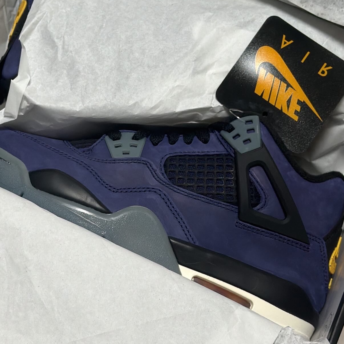 (GS) Jordan 4 Retro Imperial Purple 착용 스타일
