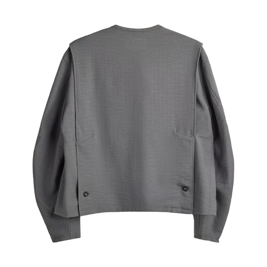 Y-3 스포츠 유니폼 어댑티브 칼라리스 블루종 그레이 파이브(Y-3 Sport Uniform Adaptive Collarless Blouson Grey Five) - 2