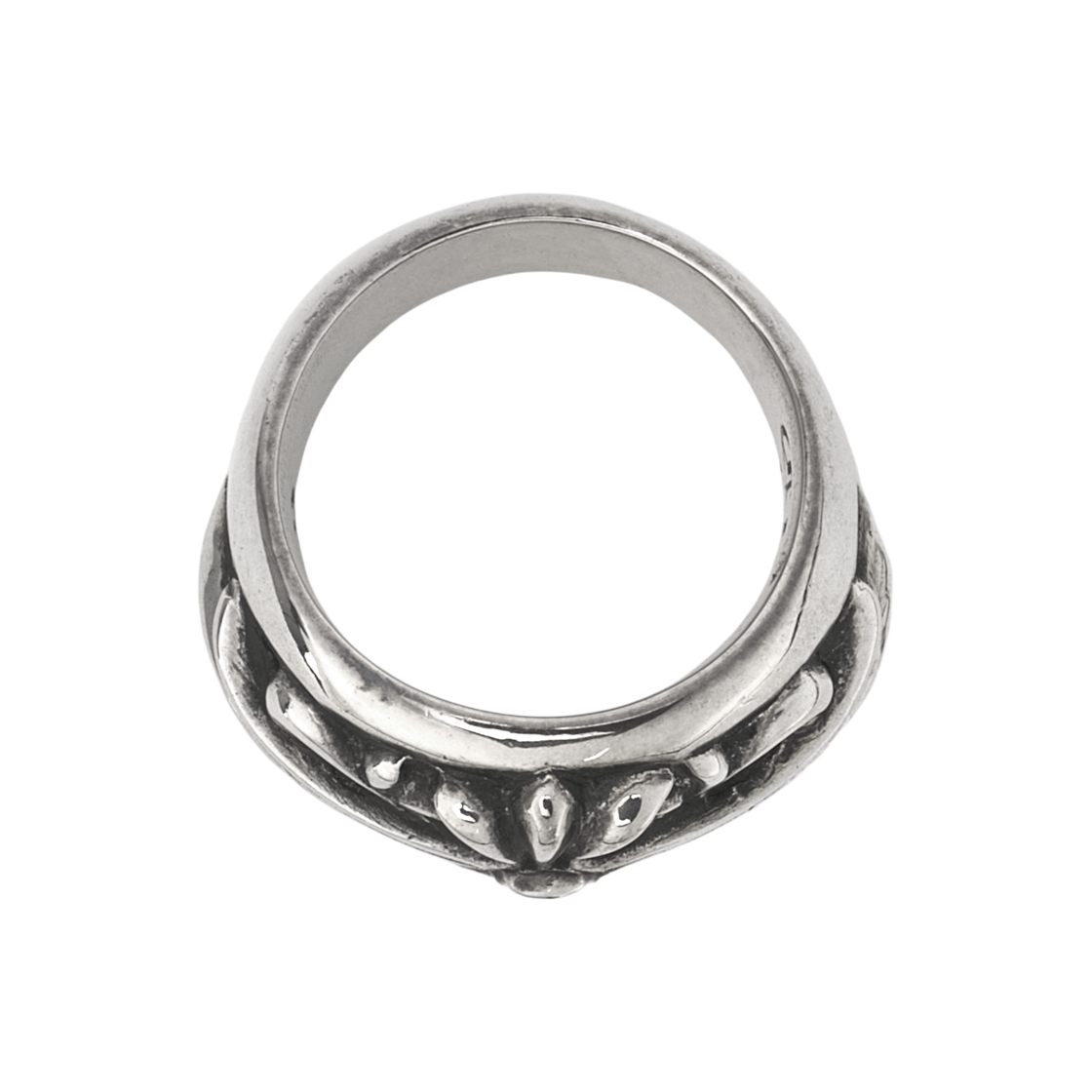 크롬하츠 플로럴 크로스 링 실버(Chrome Hearts Floral Cross Ring Silver) - 2