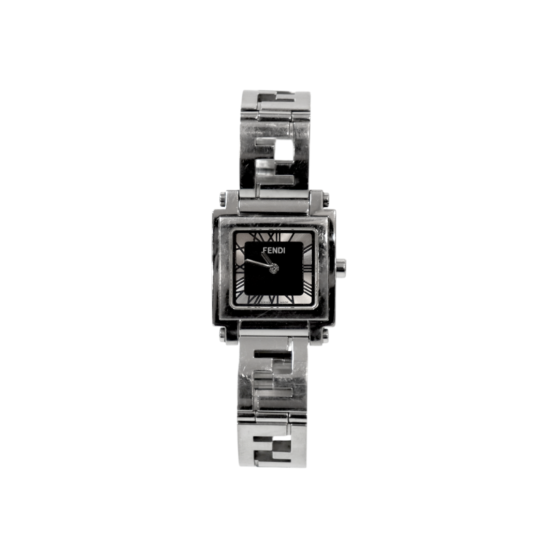 ITAO5VTK3KG8 Fendi 6000L Quadro Quartz Watch C-B59811